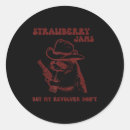 Zoek naar grappige aardbeien stickers Cowboy