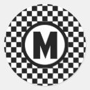 Zoek naar geruite vlag stickers Ingecheckt