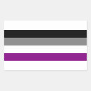 Zoek naar aseksuele trots stickers Vlag