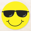 Zoek naar emoticons onderzetters Geel