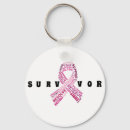 Zoek naar borst kanker sleutelhangers Bewustzijn