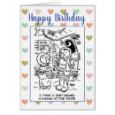 Zoek naar cartoon astronaut briefkaarten Astronomie