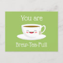 Zoek naar thee humor briefkaarten Pun