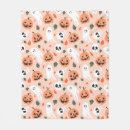Zoek naar halloween ghost fleece dekens Pompoen