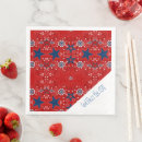 Zoek naar rood paisley servetten Cowboy