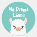 Zoek naar drama lama stickers Schattig