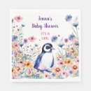 Zoek naar baby pinguïn servetten Illustratie