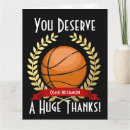 Zoek naar basketbal bedankt kaarten Dankbaarheid