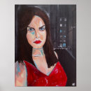 Zoek naar abstracte werelden posters Schilderij