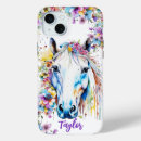 Zoek naar blauw paard iphone hoesjes Floreel