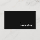 Zoek naar investeerder visitekaartjes Professioneel