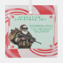 Zoek naar grappige militair kerstdecoratie Santa