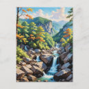 Zoek naar waterval briefkaarten Bos