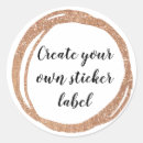 Zoek naar eigen stickers Label
