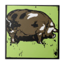 Zoek naar houtsnede tegels Varkens