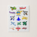 Zoek naar vliegtuigen puzzels Voor kinderen