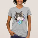 Zoek naar grijze wolf tshirts Illustratie