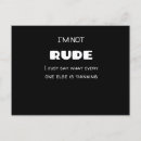 Zoek naar rude briefkaarten Sarcasme