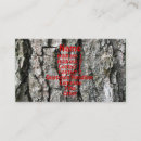 Zoek naar eiken boom visitekaartjes Textuur