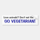 Zoek naar vegetariër bumperstickers Dier