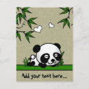 Zoek naar panda briefkaarten Bamboe