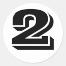 Zoek naar nummer twee stickers Voor iedereen