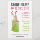 Zoek naar kleding flyers Winkel