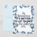 Zoek naar stilte briefkaarten Elk persoon