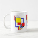 Zoek naar primaire kleuren mokken Abstract