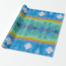 Zoek naar druppels cadeaupapier Blauw