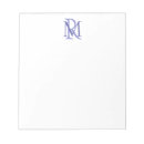 Zoek naar initialen notitieblokken Monogrammen