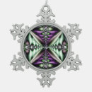 Zoek naar fractals ornamenten Sneeuwvlok