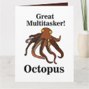 Zoek naar grappige octopus kaarten Voor iedereen