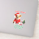Zoek naar grappig santa stickers Puppy