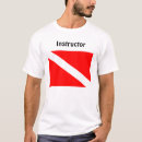 Zoek naar duik instructeur tshirts Vlag