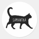 Zoek naar katten silhouet stickers Elk persoon