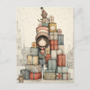 Zoek naar stapel briefkaarten Cartoon