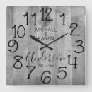 Zoek naar barn wood klokken Hout