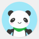Zoek naar blauwe panda stickers Cartoon