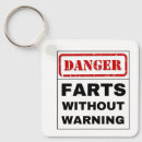 Zoek naar gevaar sleutelhangers Waarschuwing