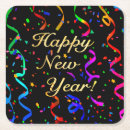 Zoek naar gelukkig nieuw jaar onderzetters Vakantie