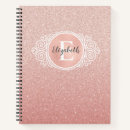 Zoek naar rose gold glitter notitieboeken Girly