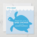 Zoek naar turtle baby uitnodigingen Jongen