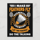 Zoek naar badminton briefkaarten Grappig