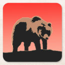 Zoek naar grizzly onderzetters Bruin beer