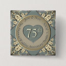 Zoek naar diamanten bruiloft buttons Koppel