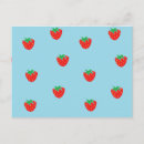Zoek naar aardbei briefkaarten Schattig