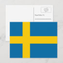 Zoek naar zweedse vlag briefkaarten Stockholm