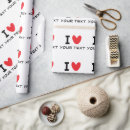 Zoek naar i love cadeaupapier Rood