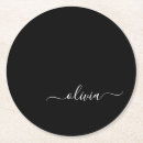 Zoek naar witte onderzetters Voor haar